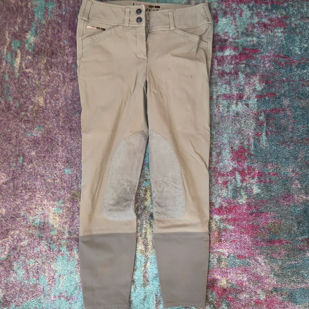 SmartPak Alexus Knee Patch Breech 24- Tan